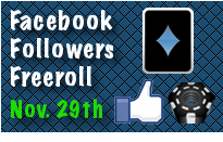 Facebook Followers Freeroll November 29th on Carbon Poker